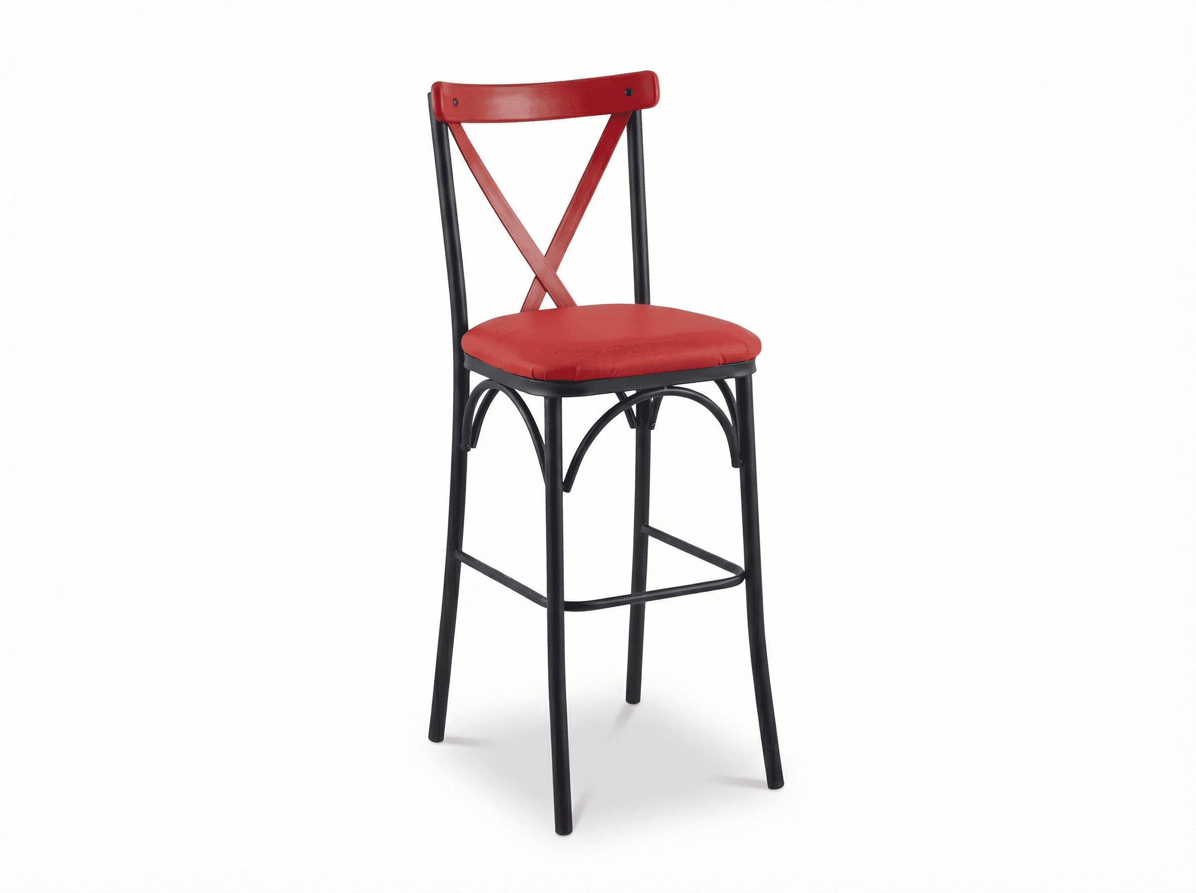 019cb07d-9f52-7000-bf64-447e69c5fc3a Tonet Bar Sandalyesi — Çapraz Sırtlı Bar Sandalyesi