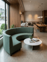 Toscana Oval — Oval Formlu Deri Sedir - Görsel 4