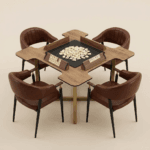 Yeni Nesil Okey Masası — 120×120 Geniş Tablalı