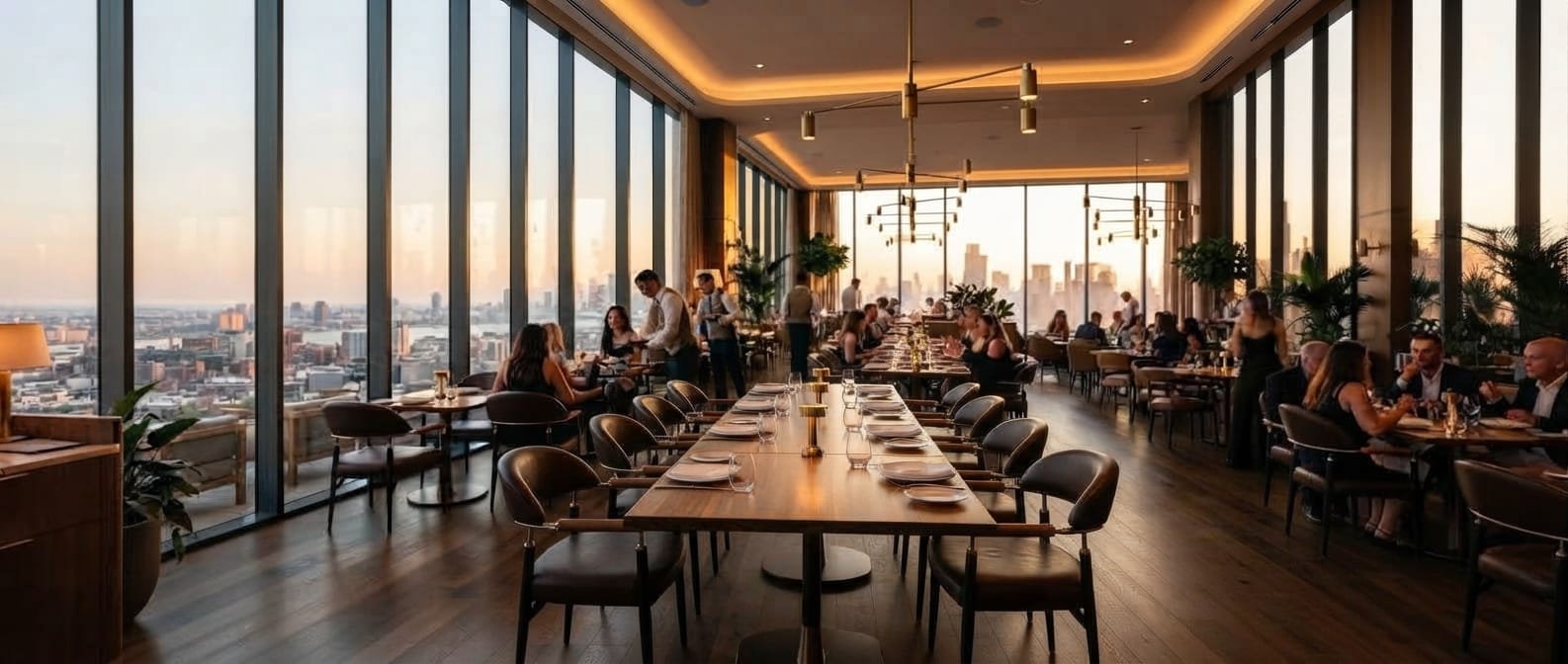 Zena Mobilya cafe ve restoran masa sandalye takımları — Quatro, Ergo ve Escobar modelleriyle kurulmuş iç mekan düzeni